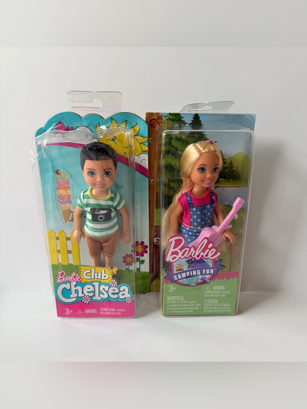 Barbie Camping Fun Chelsea doll & Barbie Club Chelsea boy doll